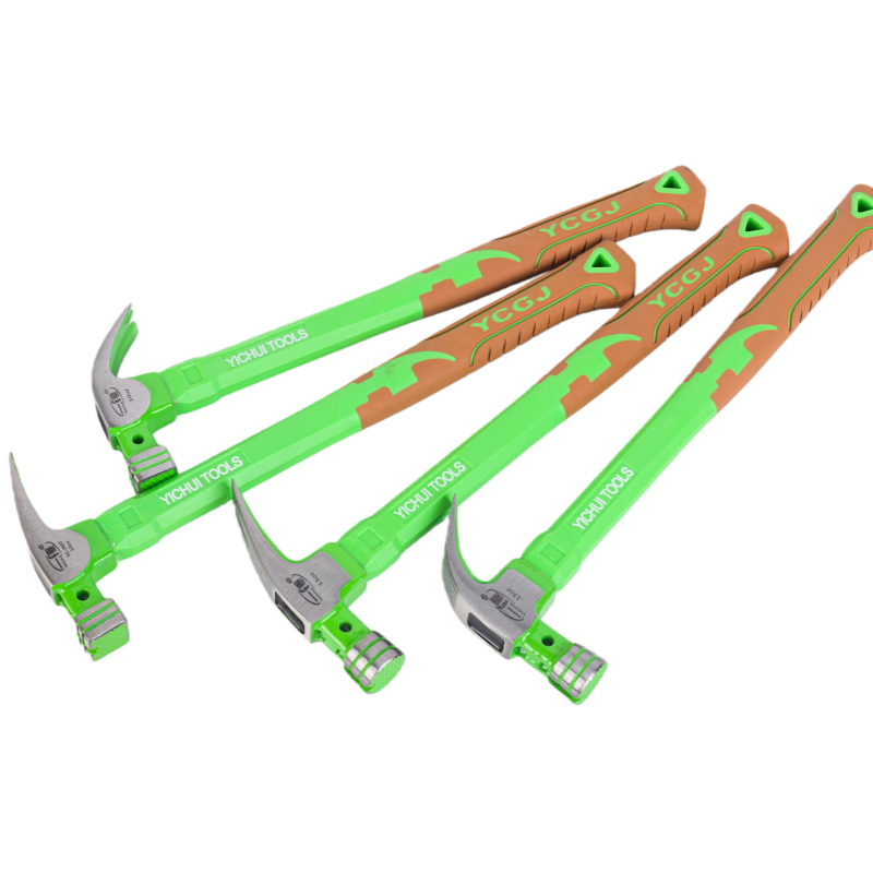 绿色包塑柄羊角锤