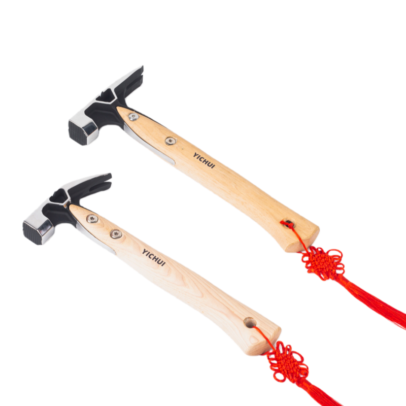 核桃木柄不锈钢羊角锤""