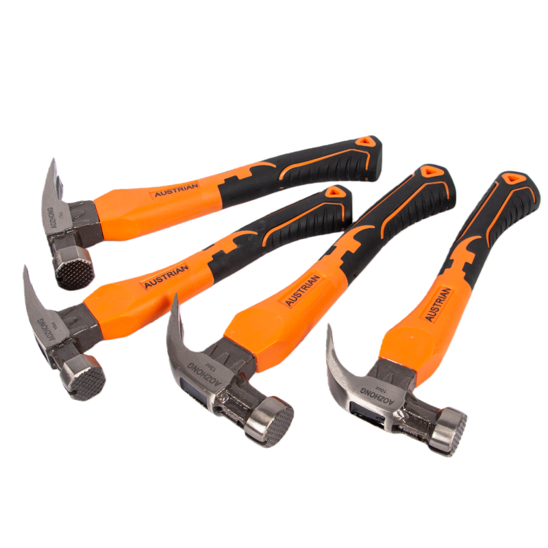 强力短包塑柄羊角锤